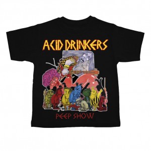 Acid Drinkers - dziecięcy t-shirt Peep Show (czarny)