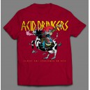 Koszulka - Acid Drinkers - Ladies and Gentlemen on Acid (czerwony / nadruk kolor)