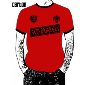Piłkarska koszulka Acid Drinkers - czerwona